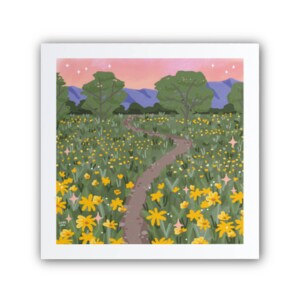Utah Meadow Print 5x5"